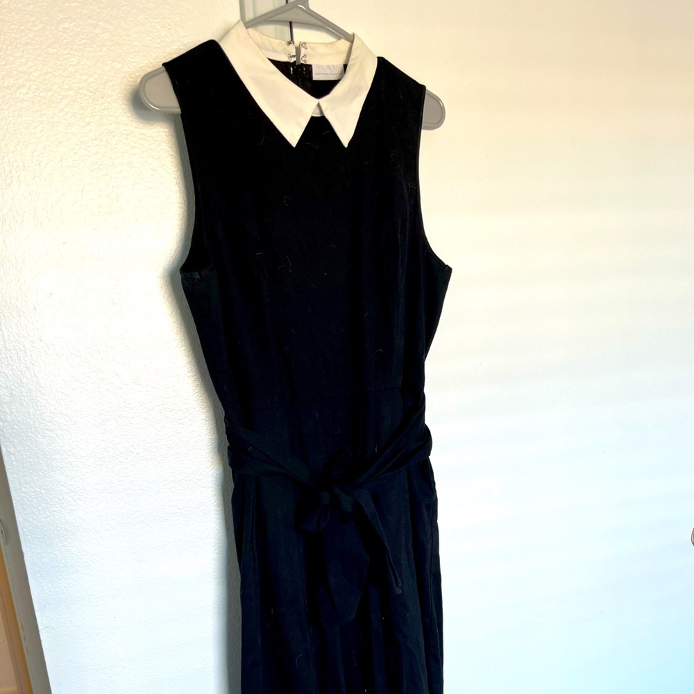 Classic Black Belted Jumpsuit